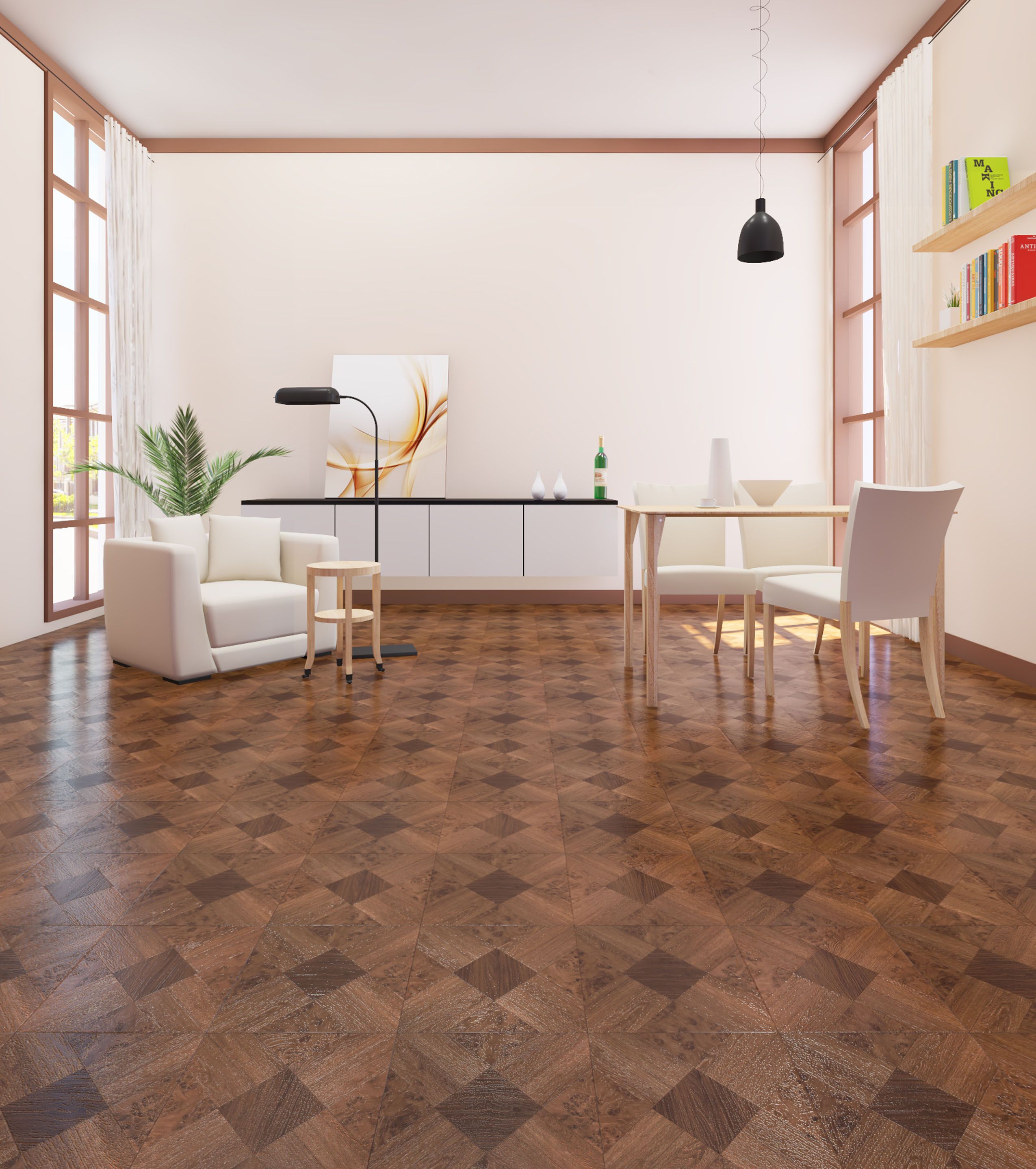 Визуализация для каталога напольных покрытий «Казламинат»