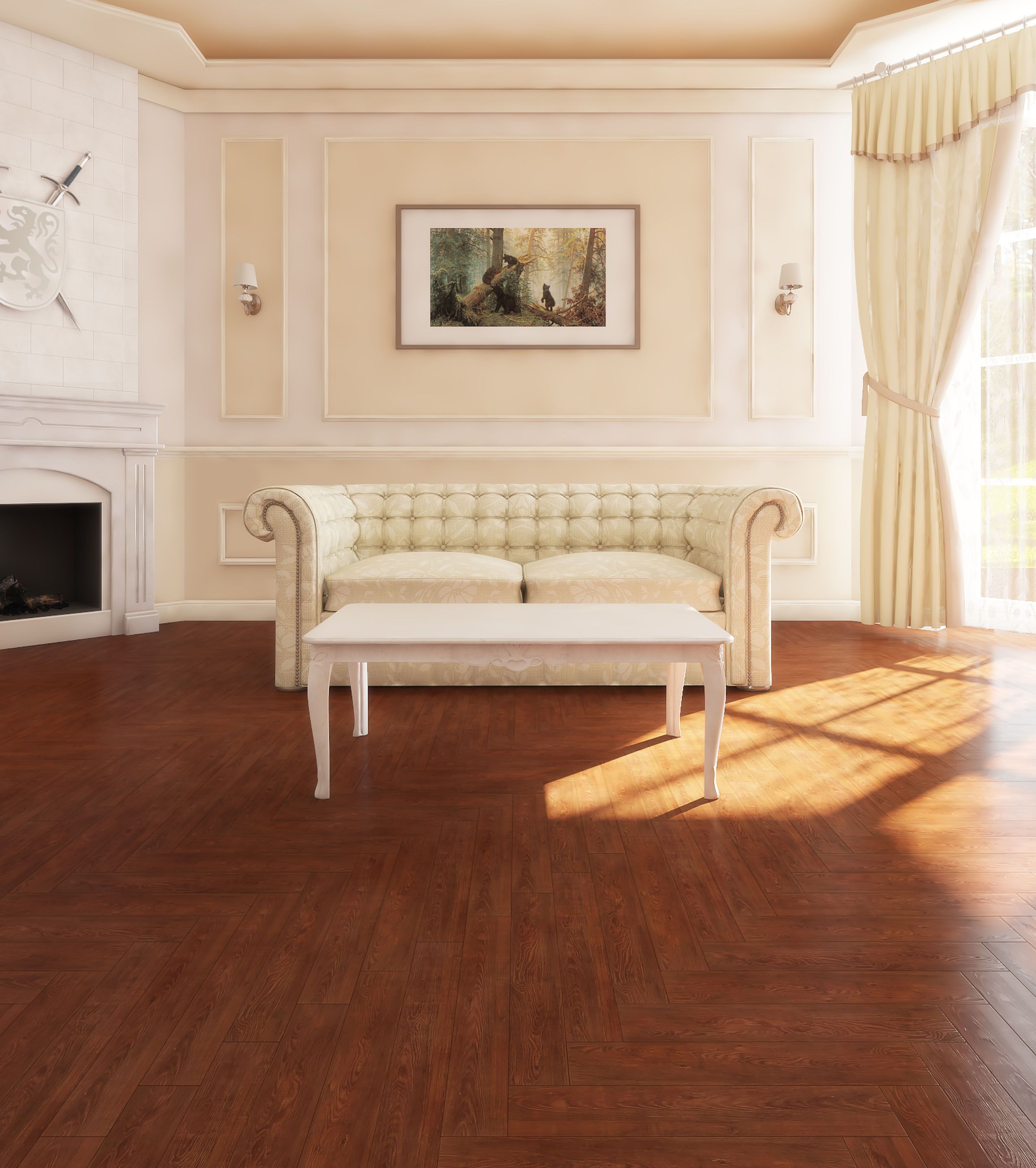 Визуализация для каталога напольных покрытий «Казламинат»