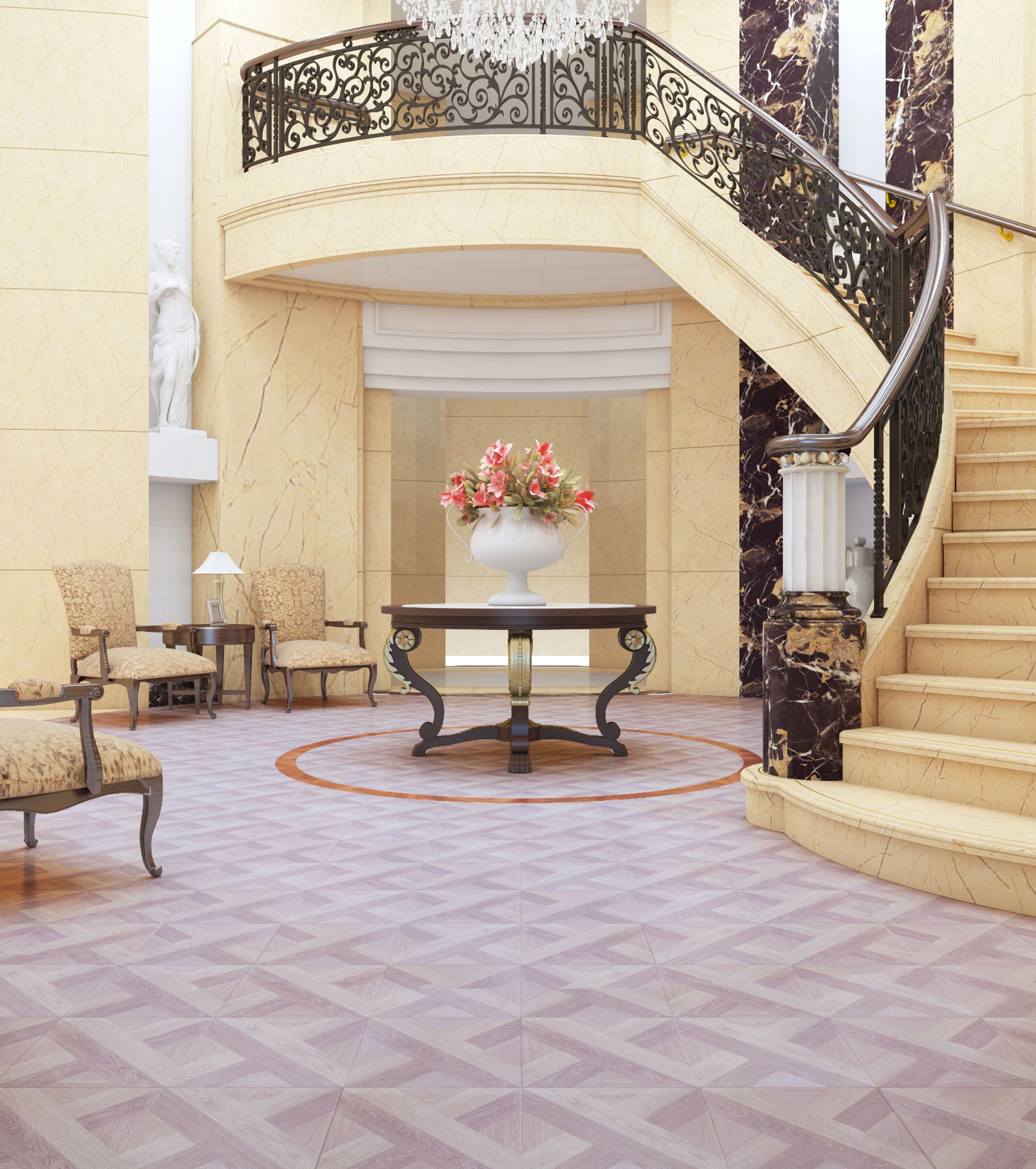 Визуализация для каталога напольных покрытий «Казламинат»