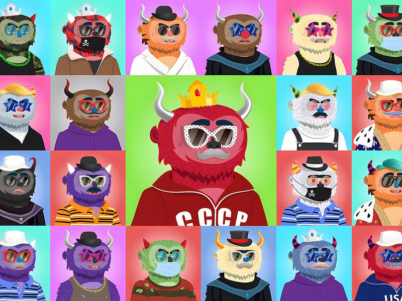 NFT коллекция Монстры